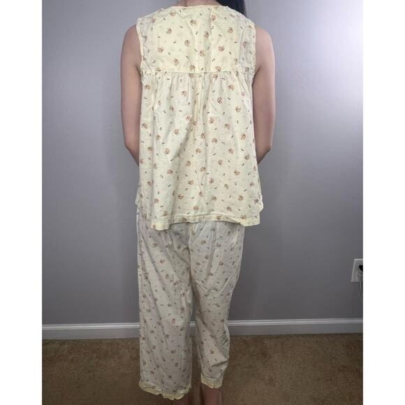Secret Treasures Two Piece Pajama Set Small Cottagecore Coquette Farmhouse - Picture 3 of 5